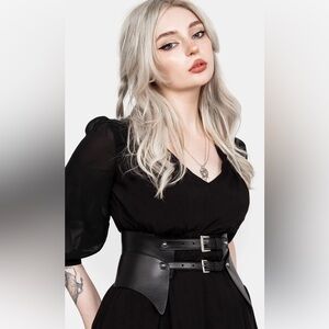 Prophecy Peplum Belt - Disturbia- M/L